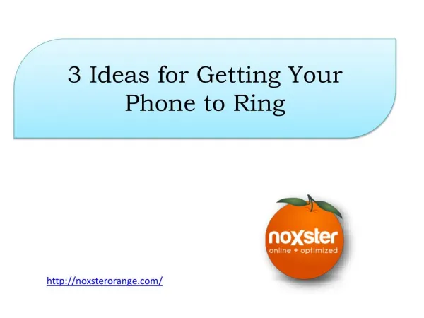3 Ideas for Getting Your Phone to Ring