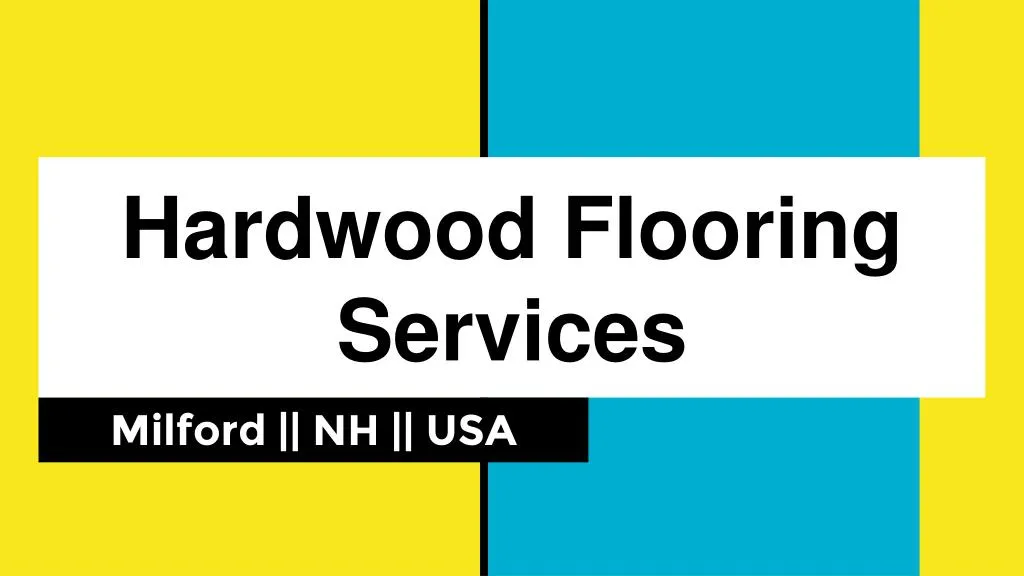 hardwood flooring services
