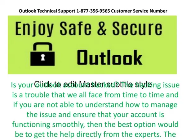 Creating New Outlook mail Account With more Security Feature