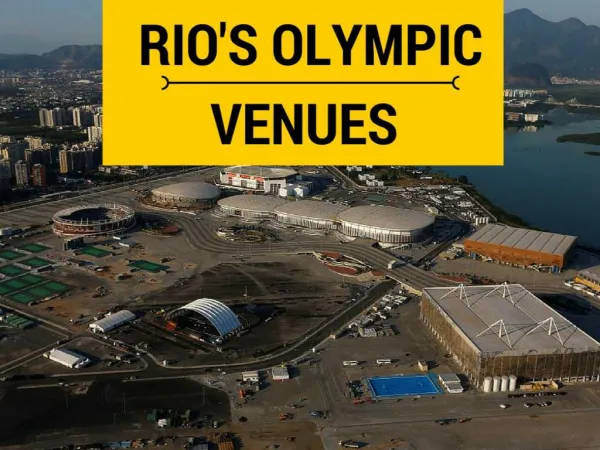 Rio's Olympic venues