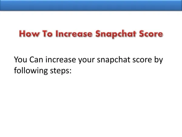 Buy Snapchat Score at Cheap Price