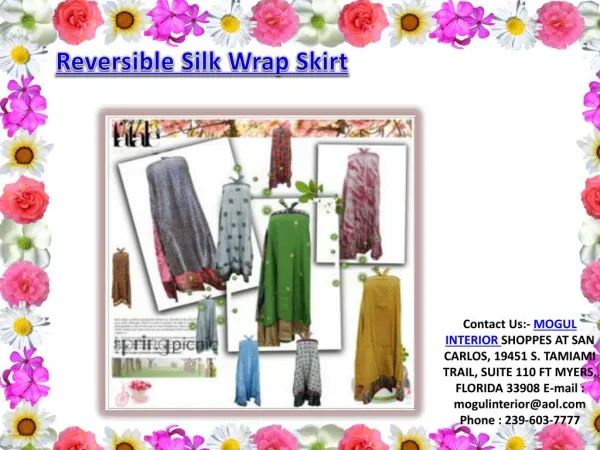 Reversible Wrap Skirt