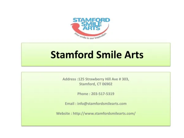 Professional dentist in Stamford - Stamfordsmilearts