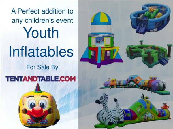 Youth inflatables - A Perfect addition to any children's event
