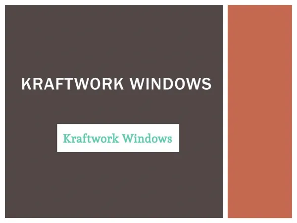 Kraftwork Windows