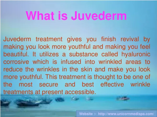 Grab the Offer of Juvederm las vegas with Unicorn