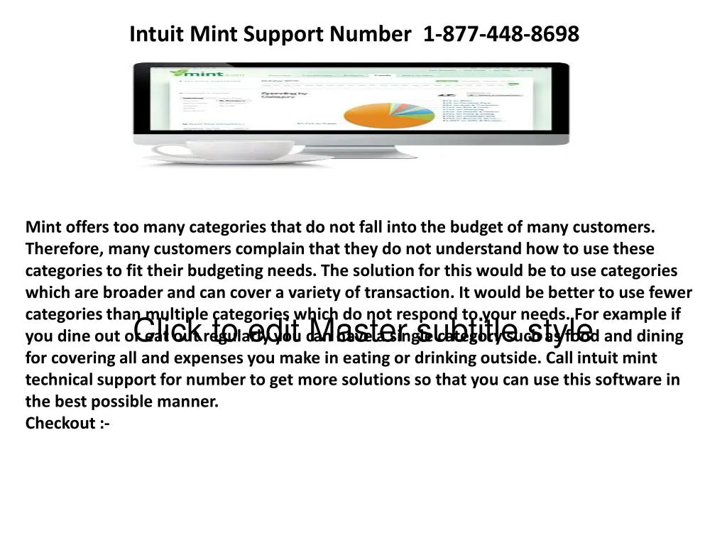 intuit mint support number 1 877 448 8698