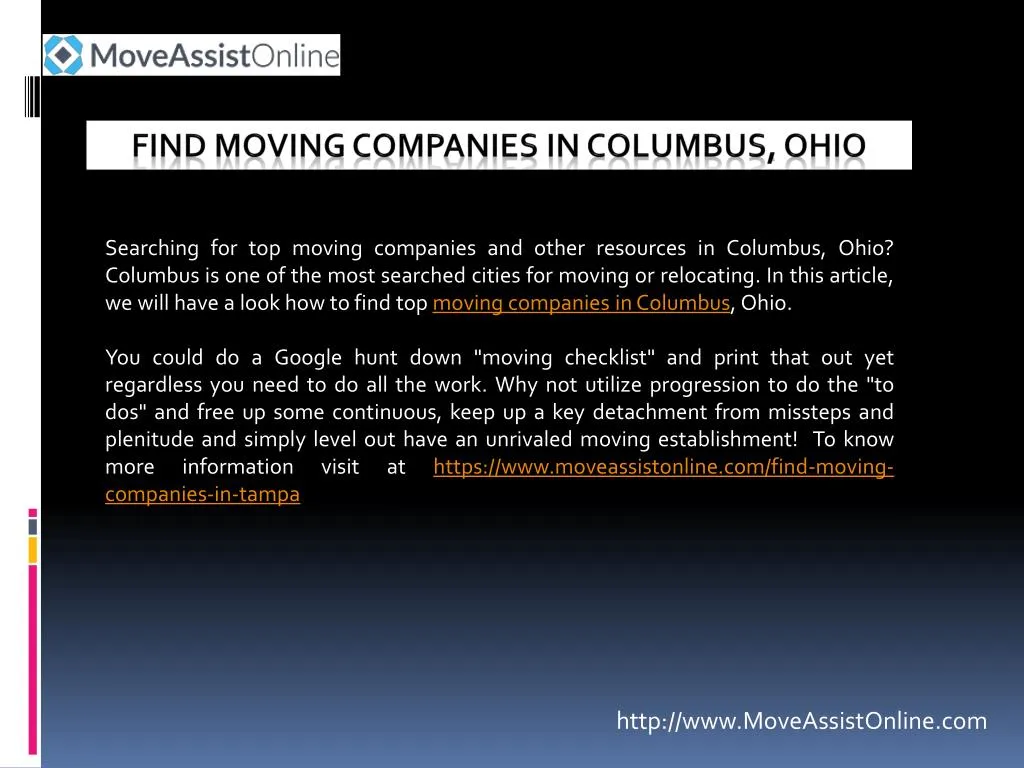 find moving companies in columbus ohio