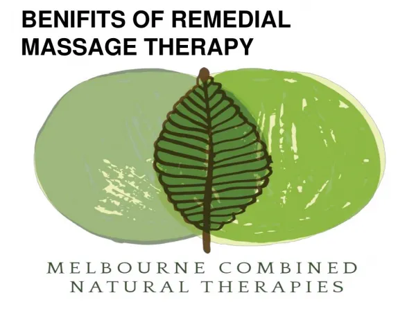 Benefits, you can get in Melbourne by remedial massage