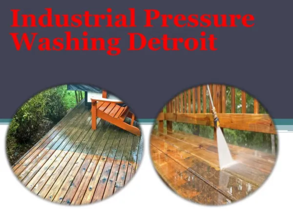 Industrial Pressure Washing Detroit