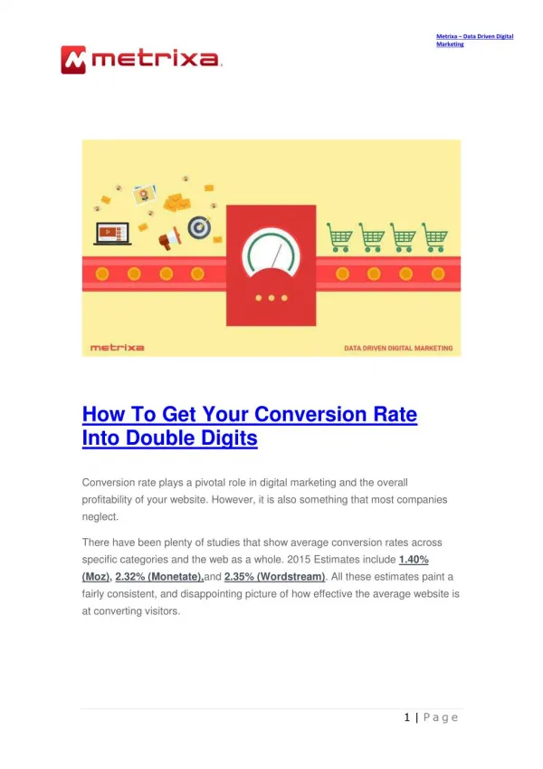 How To Get Your Conversion Rate Into Double Digits