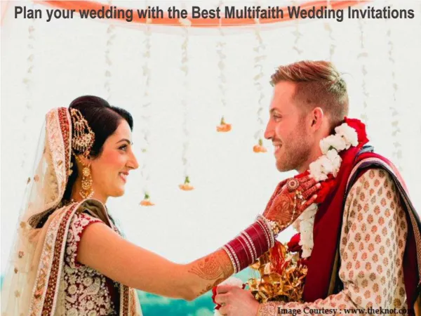 Plan your wedding with the Best Multifaith Wedding Invitations
