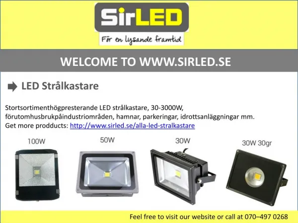 Super powerful LED high bay at Sirled.se