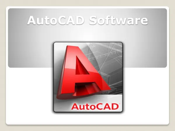 AutoCAD software