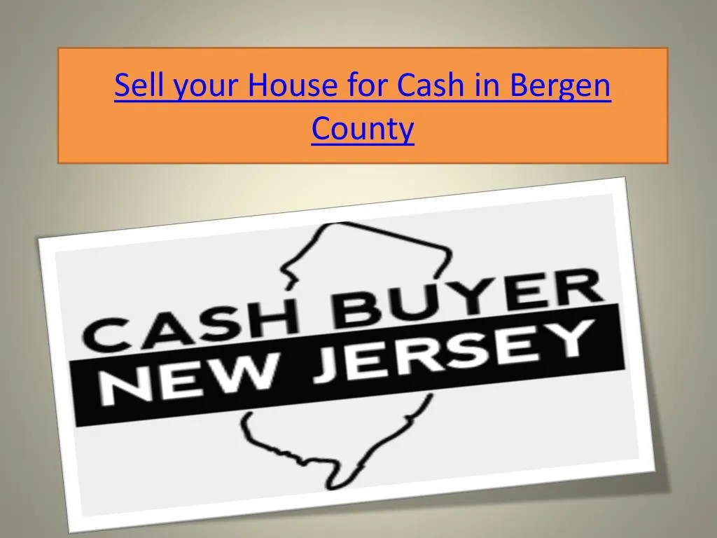 sell your house for cash in bergen county
