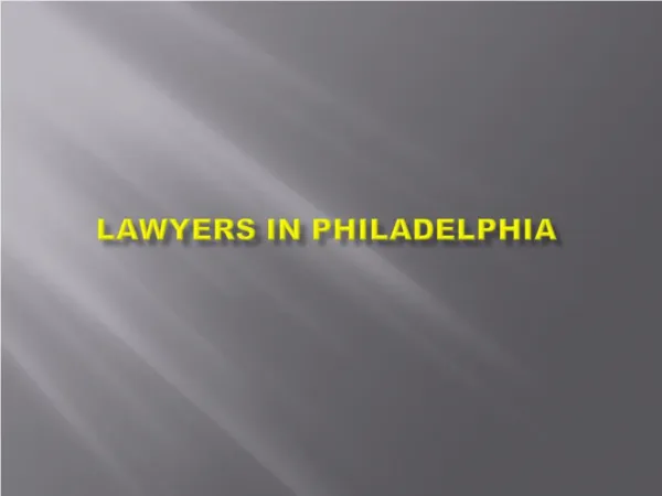 Philadelphia Car Accident Lawyer
