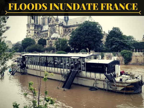 Floods inundate France