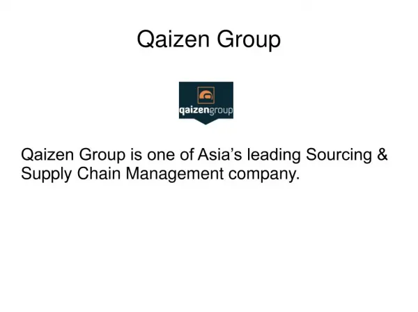 Top China & Vietnam Sourcing Company - Qaizen Group