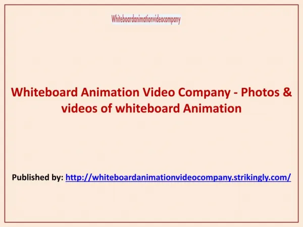 Photos & videos of whiteboard Animation