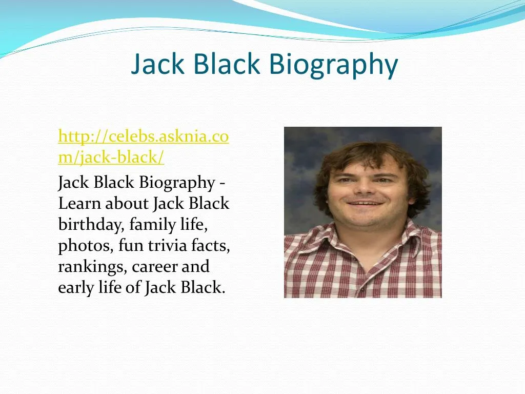 jack black biography