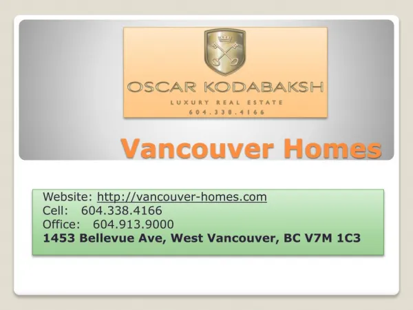 vancouver homes