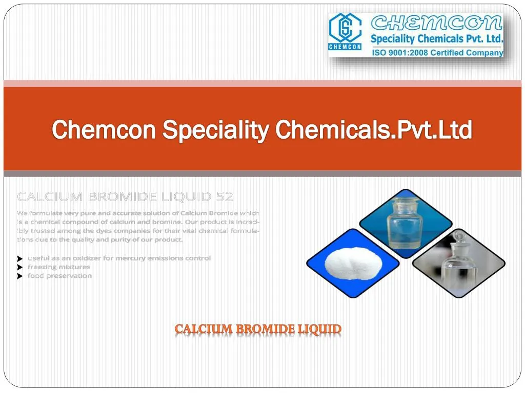 chemcon speciality chemicals pvt ltd