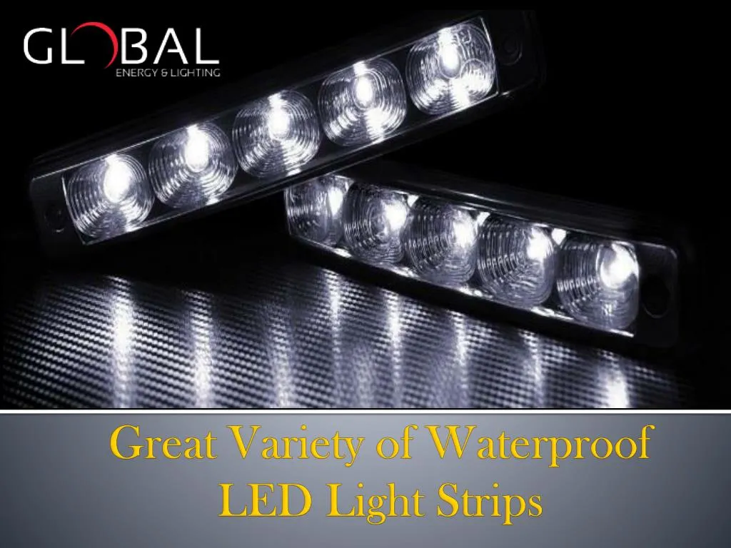 great variety of waterproof led light strips