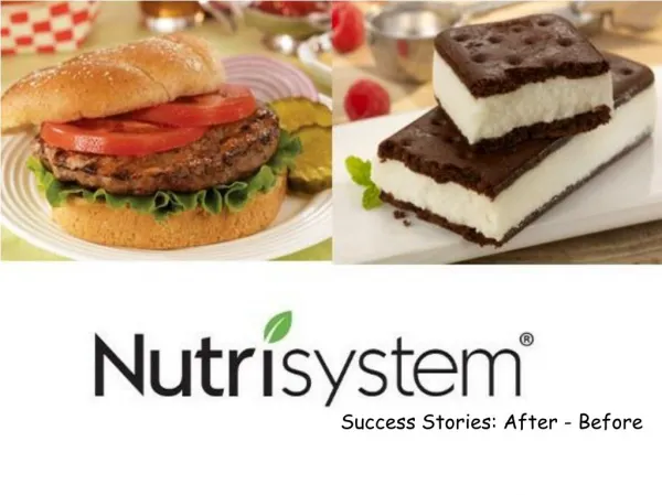 Nutrisystem Success Stories: After - Before