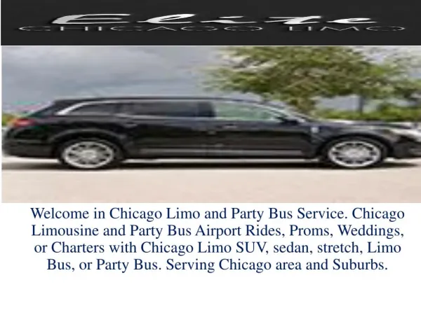 black car sedans chicago