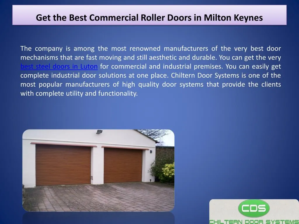 get the best commercial roller doors in milton keynes
