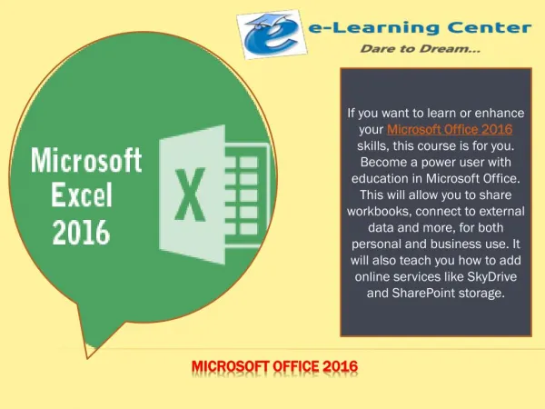 Microsoft Office 2016, Word, PowerPoint