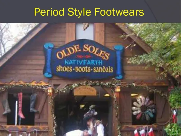Period Footwear