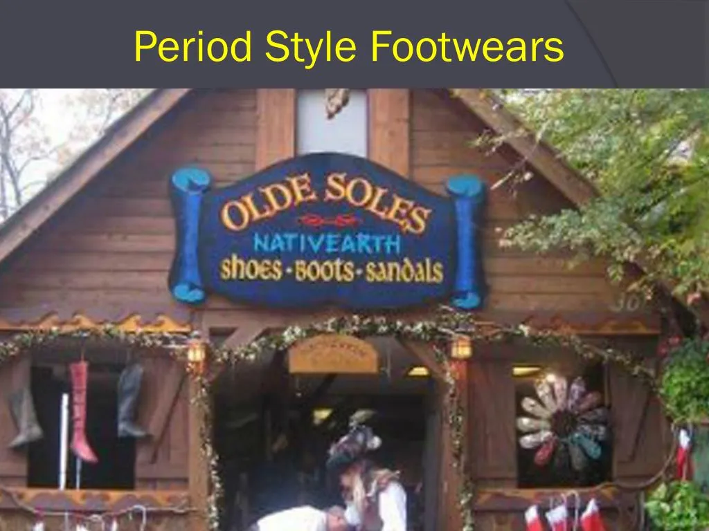 period style footwears