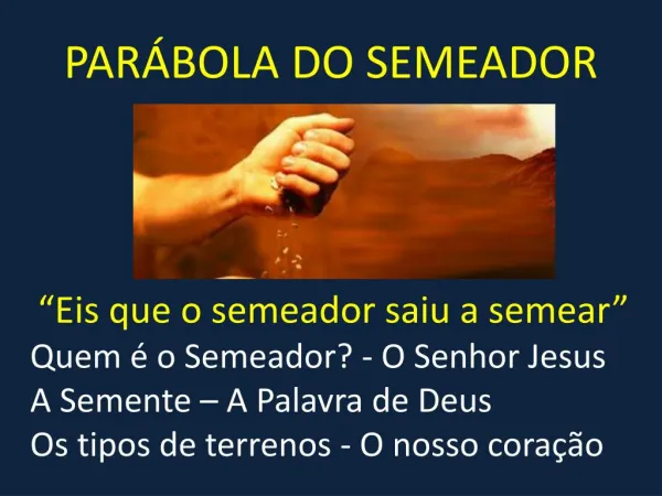 parabola semeador