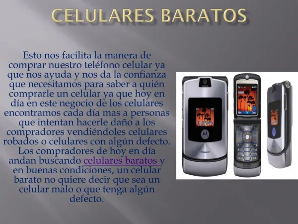 celulares baratos