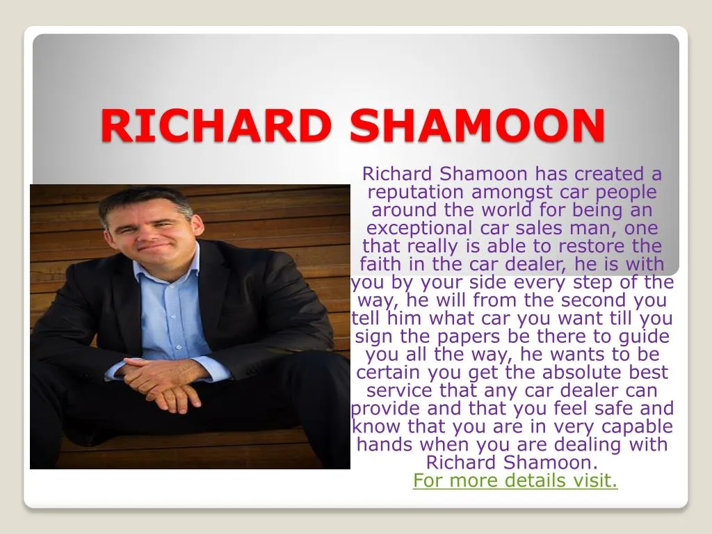 richard shamoon
