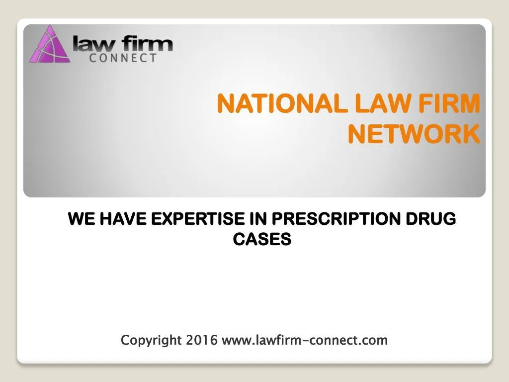 we have expertise in prescription drug cases