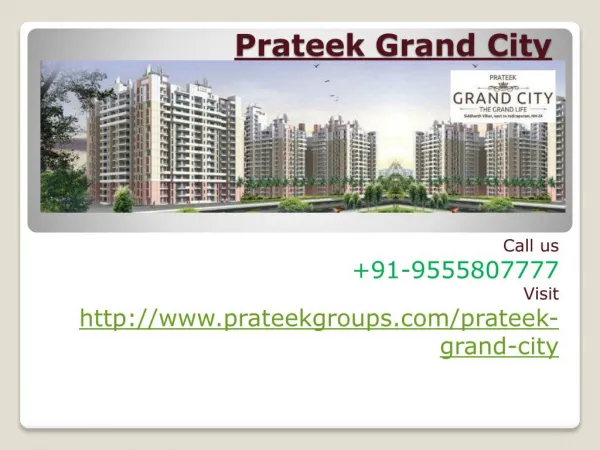 Prateek Grand City Eco-Friendly Housing