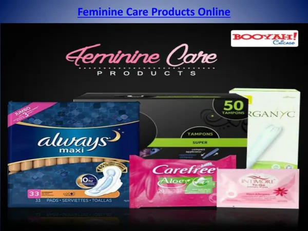 Feminine care products online