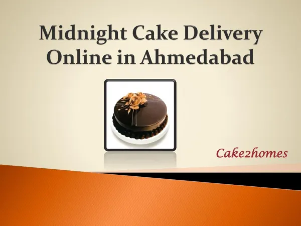 Midnight Cake Delivery in Ahmedabad