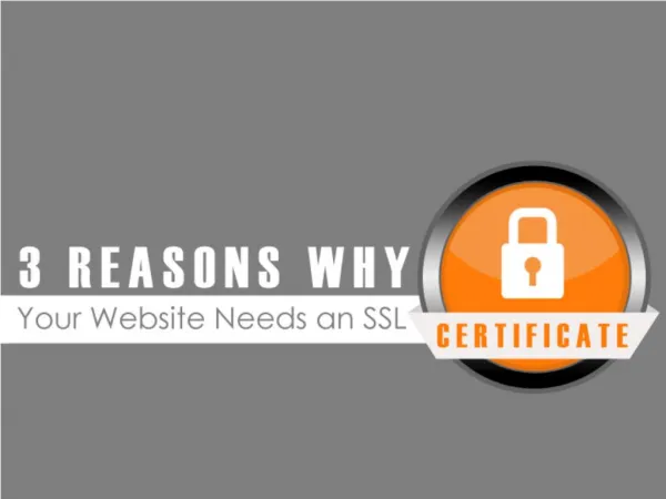 3 Reasons Why Your Website Needs an SSL Certificate