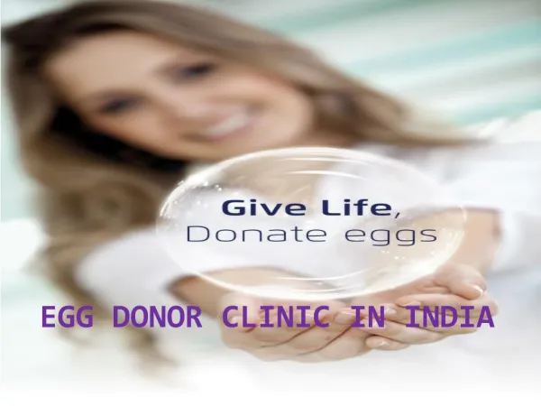 Egg Donation Clinic in India