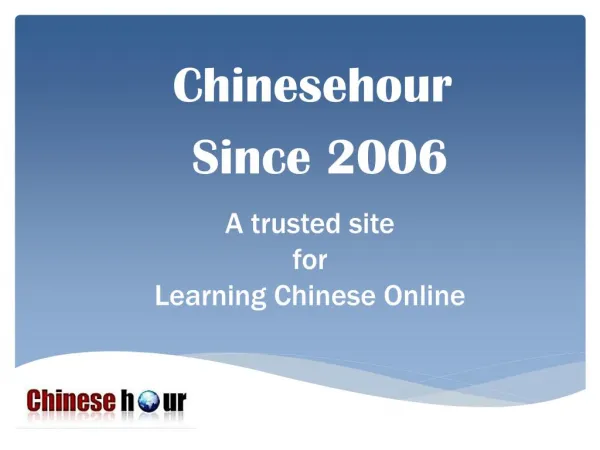 Learn Chinese Online