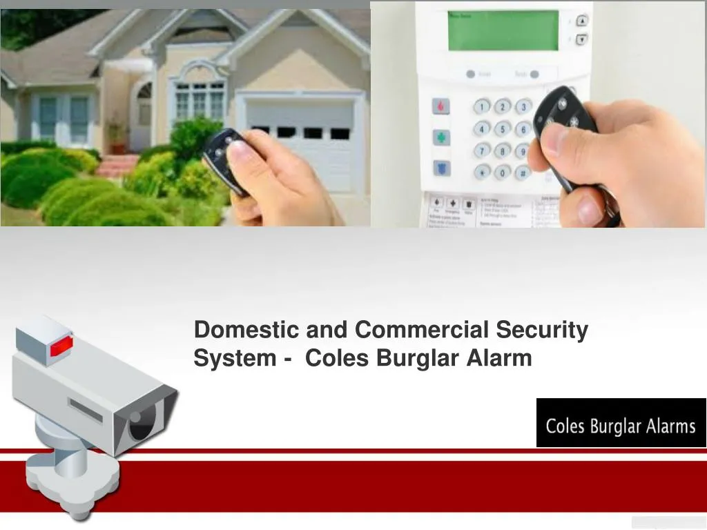 domestic and commercial security system coles burglar alarm