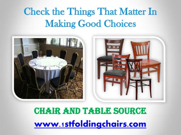Check the Things That Matter In Making Good Choices