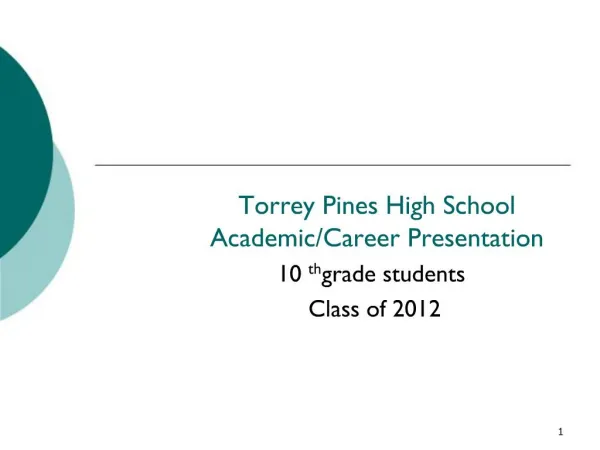 Torrey Pines High School Academic