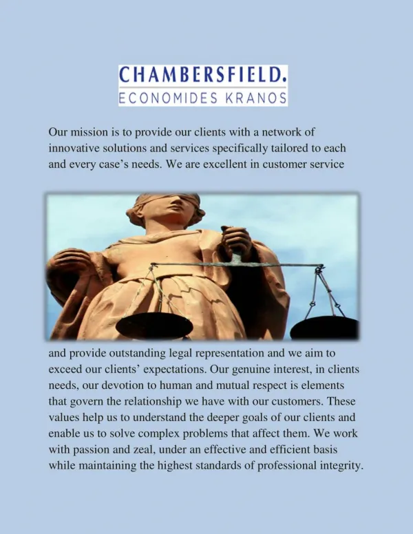 Chambersfield economides kranos