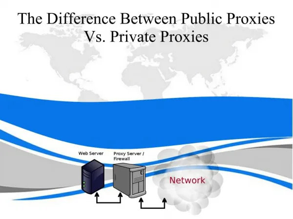 The Difference Between Public Proxies Vs. Private Proxies