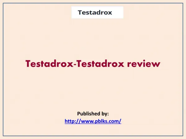Testadrox-Testadrox review
