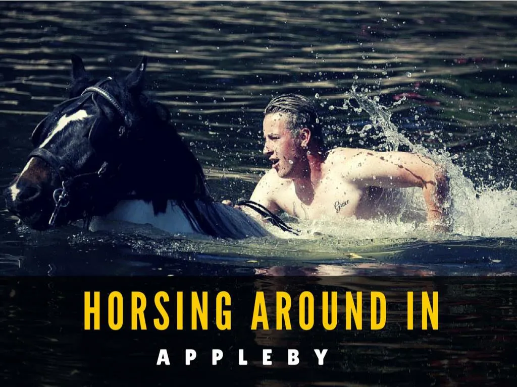 horsing around in appleby